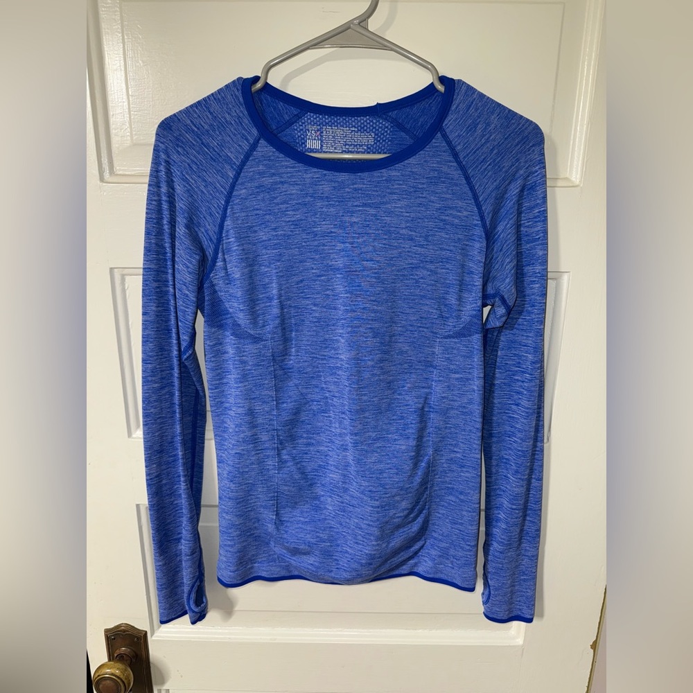 Victoria's Secret Vibrant Blue Active Long Sleeve Tee